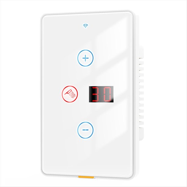 Tuya Smart WiFi Calentador de Agua Interruptor Panel de Pared TáCtil 20A Temporizador Control Trabajo Hogar Inteligente para Home A