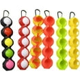 thumbnail image 2 of Golf Ball Holder Golf Balls Silicone Pouch Golf Ball Case Portable Golf Ball Carry Bag Easy Attachment to Golf Bag Golf Accessories Gift for Man Woman (Yellow), 2 of 6