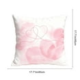 thumbnail image 4 of Throw Pillow Covers Valentine's Day Heart Decorative Throw Pillow Cover Romantic Gift For Couples Sofa Couch Cushion Cover Festival Home Decor Bedroom Living Room 45*45cm, 4 of 7