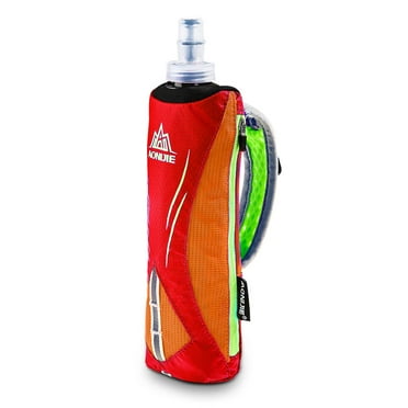 Aonijie Quick Grip Handheld Water Bottle with 500ml Soft Flask for Running, Hydration Pack (Orange)