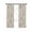 Green, variant on Flower Leaves, Blackout Curtains 45 Inches Long for Bedroom, Farmhouse Country Flower Bud Watercolor Thermal Insulated Room Darkening Black Out Window Curtain Panels Grommet Drapes for Living Room