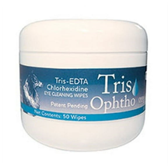 DermaZoo Tris Optho Eye Wipes, 50 Wipes