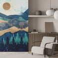 thumbnail image 2 of Idea4wall 2pcs Nordic Style Mountain & Sunshine Stick Wallpaper Removable Wall Murals Large Wall Stickers for Home Decoration, 132"x48", 2 of 5