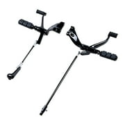 Astra Depot Black Forward Control Linkage with Foot Pegs Fit 2014-2020 Harley Sportster XL883 XL1200