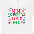 thumbnail image 4 of Inktastic Mimi and Poppy Love Me Granddaughter Girls Baby Dress, 4 of 5