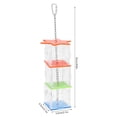 thumbnail image 2 of TOPINCN Bird Hanging Food Holder,Multilayer Bird Parrot Forage Box Hanging Treat Foraging Toy Transparent Acrylic Food Holder, Parrot Hanging Forage Box, 2 of 7