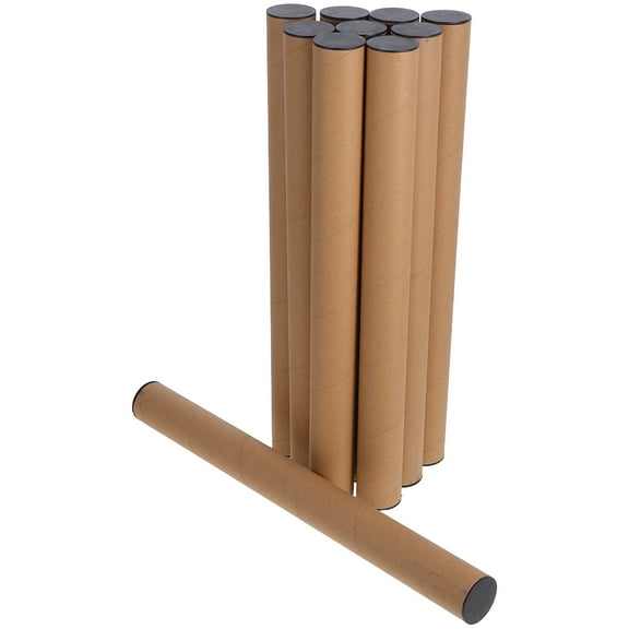 10 Pcs Micro Switches Mail Shipping Paper Tube 40.00X4.00X4.00CM Khaki
