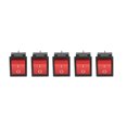 thumbnail image 2 of Boat Type Switch, Waterproof Long Service Life Rocker Switch, For Industrial Use Electric Equipment, 2 of 8