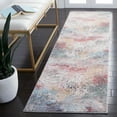 thumbnail image 2 of SAFAVIEH Phoenix Keiran Abstract Runner Rug, Ivory/Pink, 2'2" x 8', 2 of 8