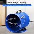 thumbnail image 3 of 6 Gallon Fryer Grease Bucket - Rust-Proof,Filter Bag, Lock Clips - 22.71 Litre Steel Oil Disposal Container with Lid Kitchen & Restaurant Use, 3 of 7