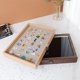 thumbnail image 5 of Caja de almacenamiento de insignias de grano de madera transparente a prueba de polvo caja de joyería de medallas de dibujos animados caja de exhibición de broche de gran capacidad, 5 of 5
