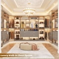 thumbnail image 2 of Homieasy 87.2" Large Corner Closet Organizer - 3 Sets with 4 Drawers, 4 Rods & Heavy-Duty 2000+ lbs Capacity,Gray, 2 of 7