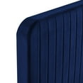 thumbnail image 4 of Modway Celine Channel Tufted Performance Velvet Full Platform Bed in Navy, 4 of 8