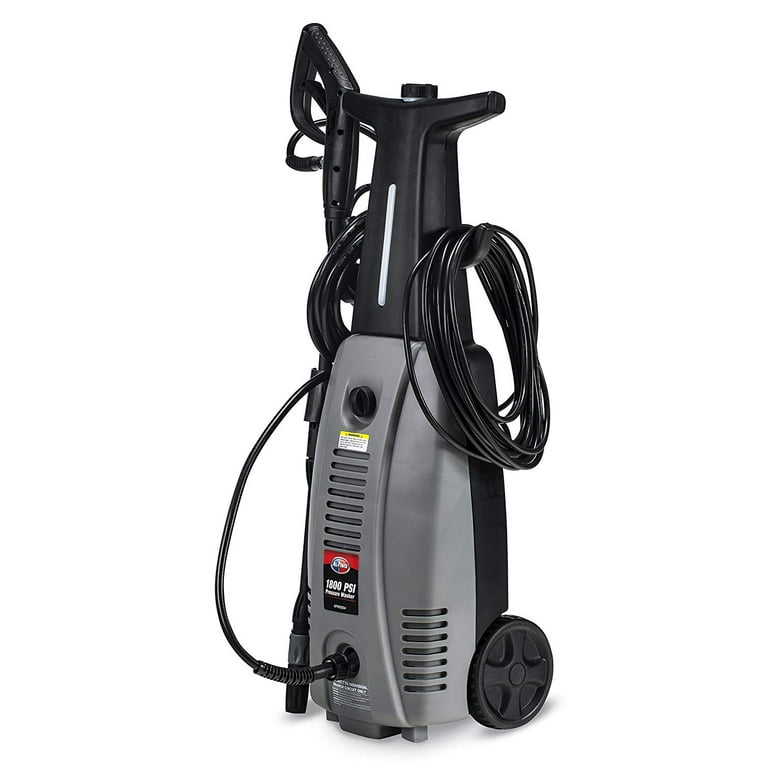 All Power 1800 PSI 1.6 GPM Electric Pressure Washer with Hose Reel for House, Walkway, Car and Outdoor Cleaning All Power 1800 PSI 1.6 GPM Electric Pressure Washer with Hose Reel for House, Walkway, Car and Outdoor Cleaning