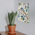 thumbnail image 7 of JEUXUS Bird Branch Leaves Metal Art Wall Decor 8x12in, 7 of 7