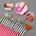 thumbnail image 2 of Mucho cepillo de uñas de manicura , , archivos, taza, herramientas de uñas dorado shamjiam Limas de uñas, 2 of 8