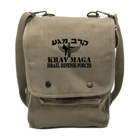 Krav Maga Martial Arts Israel Defence Forces Crossbody Travel Map Bag
