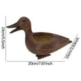 thumbnail image 3 of CSEONE Resin Duck Planter Cute Animal Shaped Flower Pot for Indoor Outdoor Garden Decor Whimsical Container Gift Idea Christmas Ornaments Christmas Decorations Womens Gifts for Christmas, 3 of 8