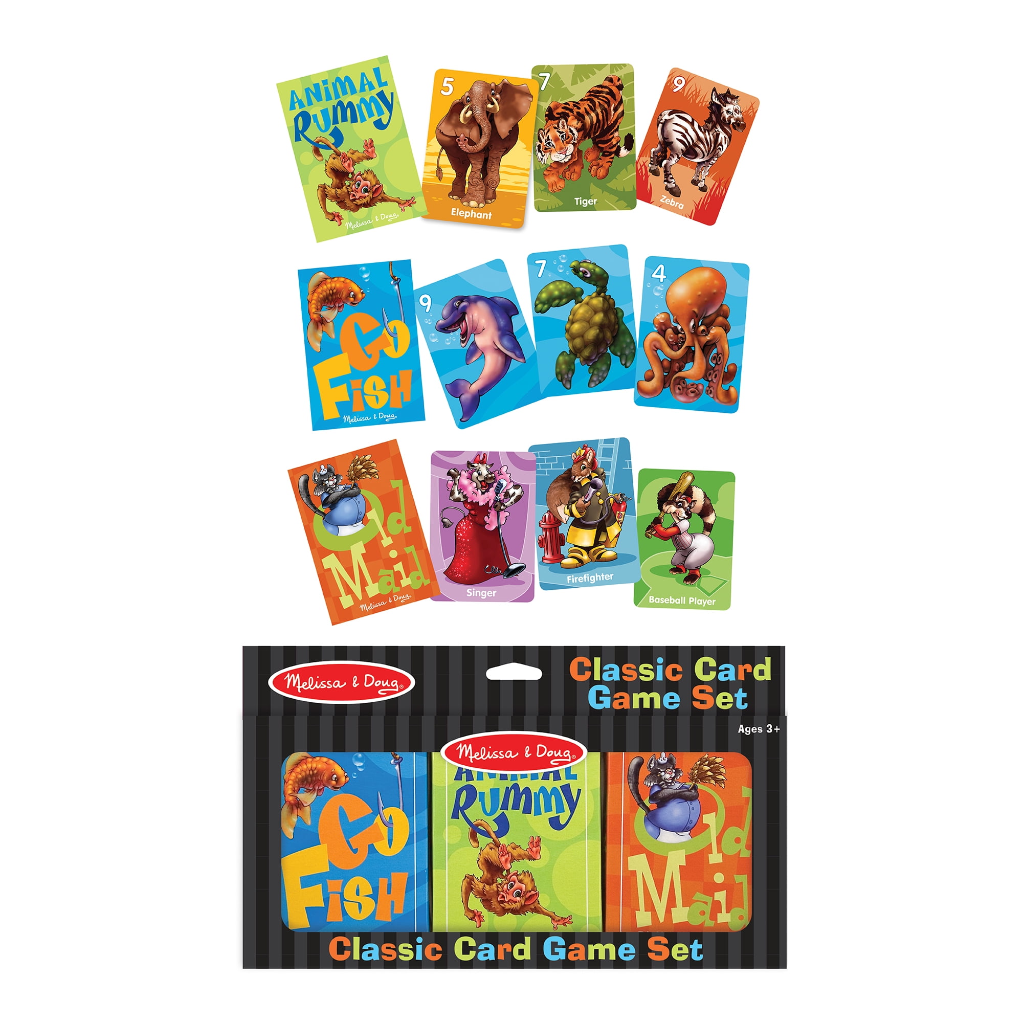 Hoyle 6 in 1 Fun Pack Kids Card Games with Fun-filled Updated Graphics 
