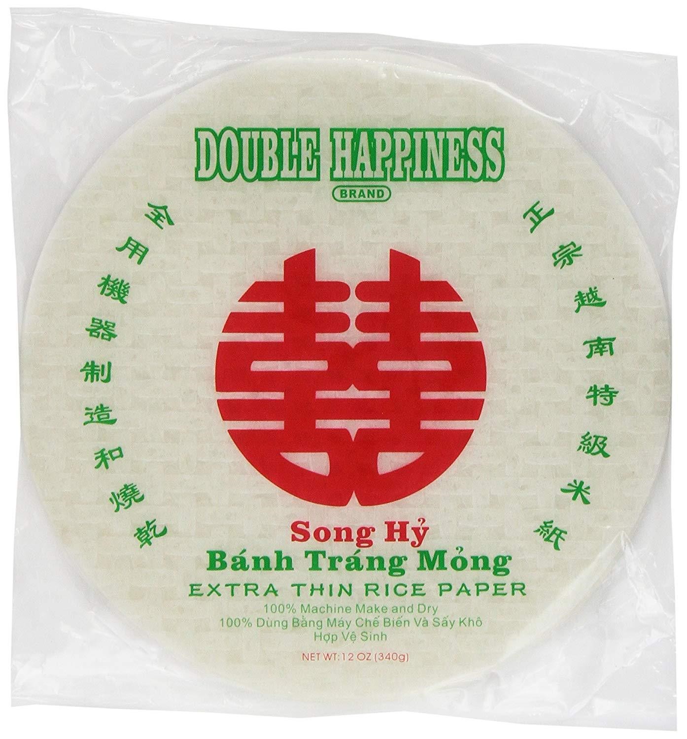 Double Happiness Extra Thin Rice Paper, 31 Cm