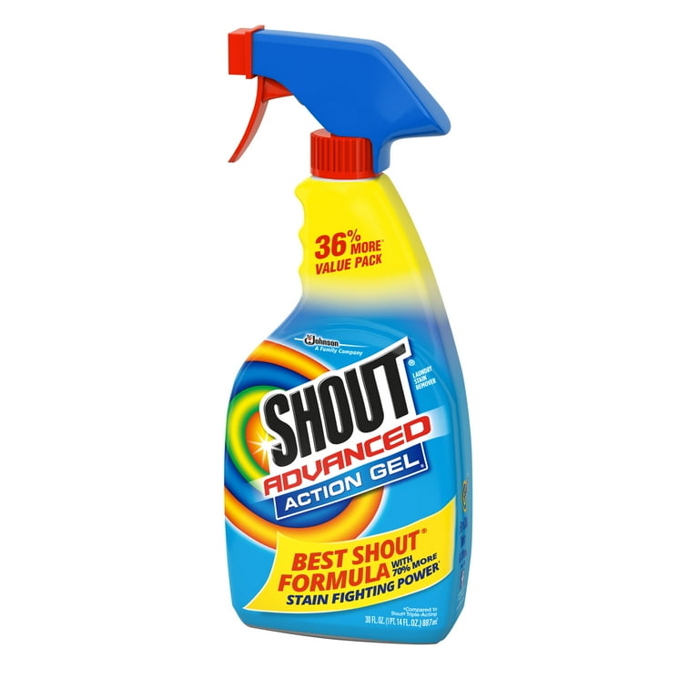 Shout Advanced Action Gel, Laundry Stain Remover (22 fl oz Spray Bottle)  46500723872