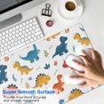 thumbnail image 4 of Long Mouse Pads for Desk,White Cartoon Dinosaurs Bones Pattern Desk Mats on Top Of Desks, Desk Mouse Pad Extra Large with 3mm Non-Slip Base and Stitched Edge for Gaming,Office,Work,Home 31.5"x15.7", 4 of 6