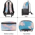 thumbnail image 6 of Pzuqiu Flower Dragon Kids Backpack for Students Age 6-18 Breathable Large Capacity 17 Inch Schoolbag for Preschool Elementary Middle High School Back to School Travel Use, 6 of 7