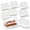 Clear-Medium, variant on White Large 25-Pack 10.5 Inch Window Gable Cake Boxes with Handles