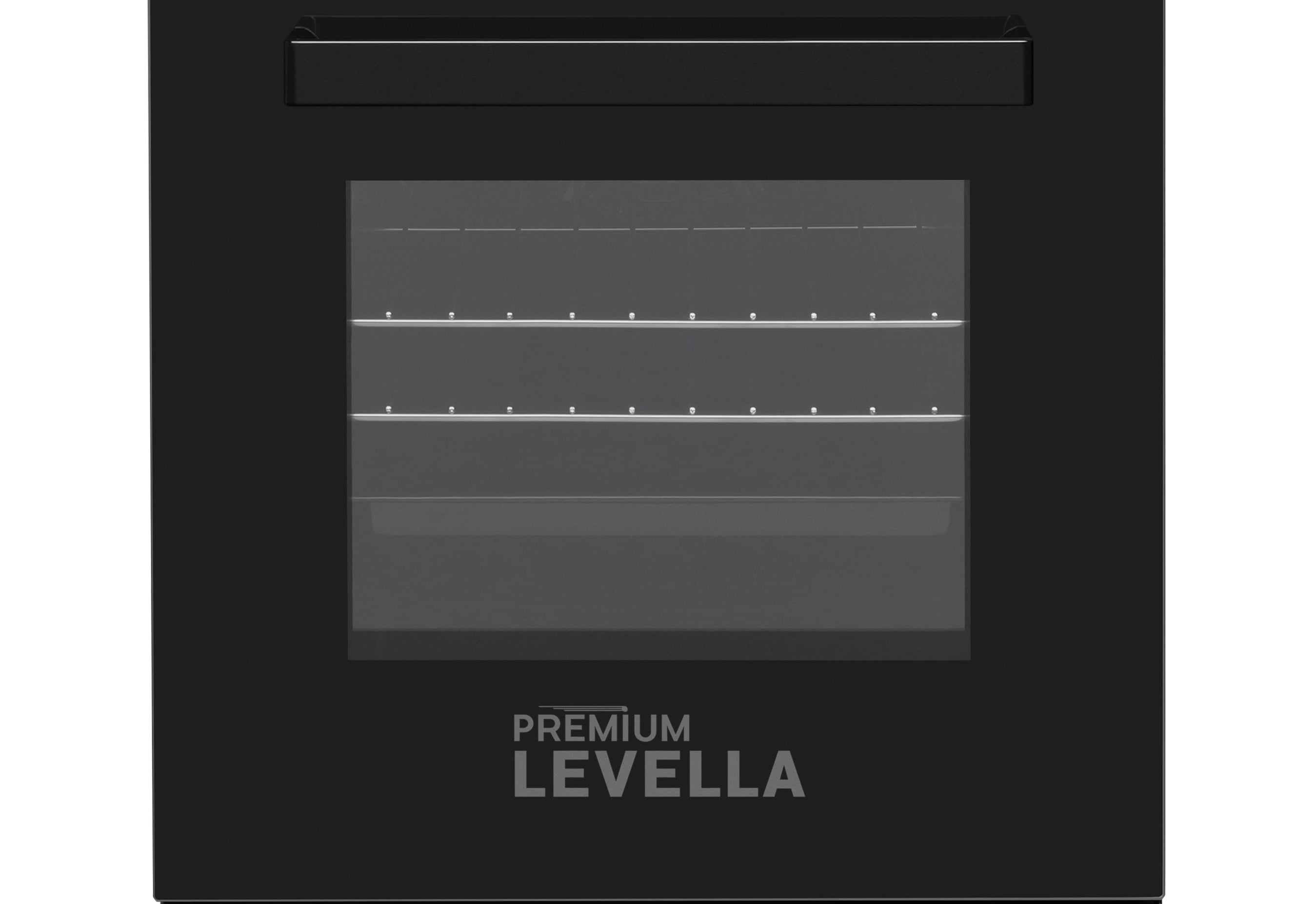 Premium Levella PREV2007VB 20" Vitroceramic Cooktop Electric Range with 4 Burners and 1.9 Cu. Ft. Single Convection Oven - Black