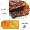 thumbnail image 6 of 2x3 Ft Entryway Area Rug, Orange Western Fall Kitchen Rug Runner Washable Floor Mat, Thanksgiving Pumpkin Sunflower Non Slip Indoor Door Mat Throw Carpet for Bathroom Living Room Bedroom, 6 of 8