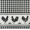 thumbnail image 2 of Traditional Elegance Barnyard Window Curtain Tier Pair and Valance Set - 58x36 - Black, 2 of 2