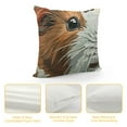 thumbnail image 4 of BANET Guinea Pig Throw Pillow Cover Animal Cute Head Portrait Furry Pillow Case Decorative Men Women Boy Girl Room Cushion Cover for Home Couch Bed 18x18in, 4 of 5