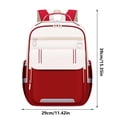 thumbnail image 3 of Mochila Escolar con Soporte Ergonómico para la Espalda, Acolchado de Malla Transpirable, Gran Capacidad, Nailon Resistente al Agua, Mochila Unisex para Adolescentes y Adultos, 3 of 7