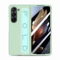 thumbnail image 5 of Cowithday for Samsung Galaxy Z Fold5 Phone Case with Screen Protector & Wristband, Shockproof Drop Proof Hand Strap Non-Slip PC Frame Luxury All-inclusive Shell Cover for Samsung Z Fold 5, Mint, 5 of 8