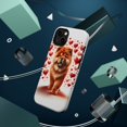 thumbnail image 3 of DistinctInk Tough Case for Apple iPhone 14 (6.1" Screen), Compatible with MagSafe Charging - Valentine's Day Chow Chow Puppy, 3 of 6