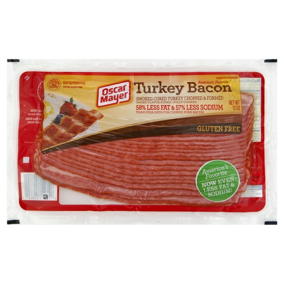 oscar mayer turkey bacon 12 oz vacuum pack walmart com