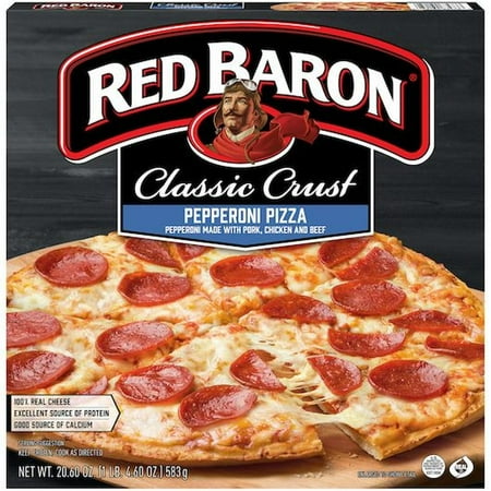 Red Baron Classic Crust Pepperoni Pizza 12 inch — 16 per case. Red Baron Classic Crust Pepperoni Pizza 12 inch — 16 per case.