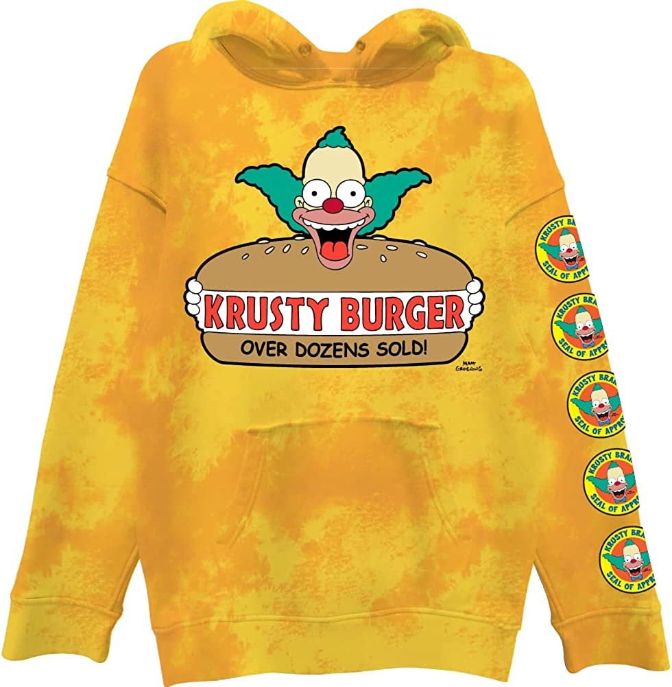 The Simpsons Men's Bart Simpson Classic Hoodie Homer, Bart, Lisa, Otto ...