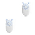 thumbnail image 4 of Youkk Portable Mini Hand-held Small Desk Fan Cooler Cooling USB Rechargeable 2020 animal 1 & white 2Set, 4 of 6