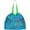 D-Ocean Blue, variant on Extra Large Beach Toy Bag with Drawstring - Mesh Beach Tote Bag for Sand Toys, Lightweight Beach Pool Essentials, Z-Neon Green