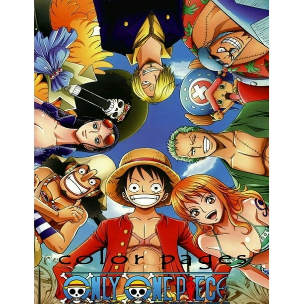 Color Pages Only One Piece One Piece Coloring Book Manga Coloring All Straw Hat Members