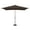 Black, variant on SimplyShade 10ft Outdoor Patio Rectangle Market Umbrella with Bronze Push Button Tilt, Lemon Yellow