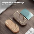 thumbnail image 4 of GoXteam Wood Business Card Holder for Desk, Wooden Creative Business Card Display for Desk, Wood Business Card Stand for Office, Tabletop, 4 of 7