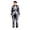 D-Black, variant on Men's Printed Hooded Jumpsuit For Men Futuristic Hoodie Romper With Graphic Design And Comfortable Fit