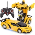 thumbnail image 3 of Coche Transform con control remoto HUOGUO Rc Robot a escala 1/18, 3 of 5