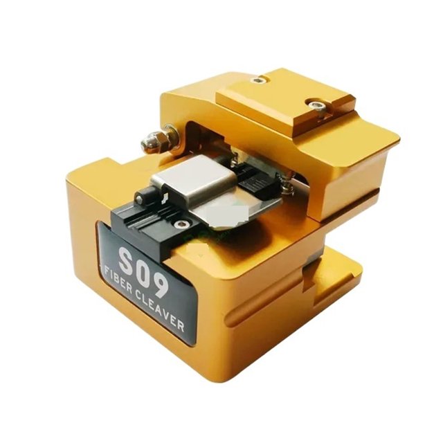 S09 Fiber Optic Cleaver For AI-9 AI-8C/7C Optical Fiber Splicer Cutting Knife Fiber Cutter With Dust Bin ,Easy to Use