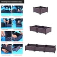 thumbnail image 3 of Plastic Vegetable Planting Box Raised Garden Box Vegetable Pot Planting Box Household Vegetable Pot Balcony Plastic Vegetable Planting Box, 3 of 8