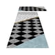 thumbnail image 2 of Juego de 2 Tapetes de Cocina Antideslizantes y Antifatiga | Alfombras Acolchadas para Escritorio y Suelo | Poliéster Impermeable y Lavable | 50X160 Cm y 50X80 Cm para Uso En Oficina y Hogar, 2 of 7
