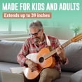 thumbnail image 4 of [Correa de guitarra] Samorillo, paquete de 2 para niños, 1 correa blanca y 1 correa negra, 4 of 5
