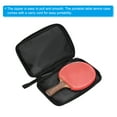 thumbnail image 5 of Uxcell 10.6" x 7" Ping Pong Paddle Case Table Tennis Racket Case Soft Cover Container Bag, Black, 5 of 6